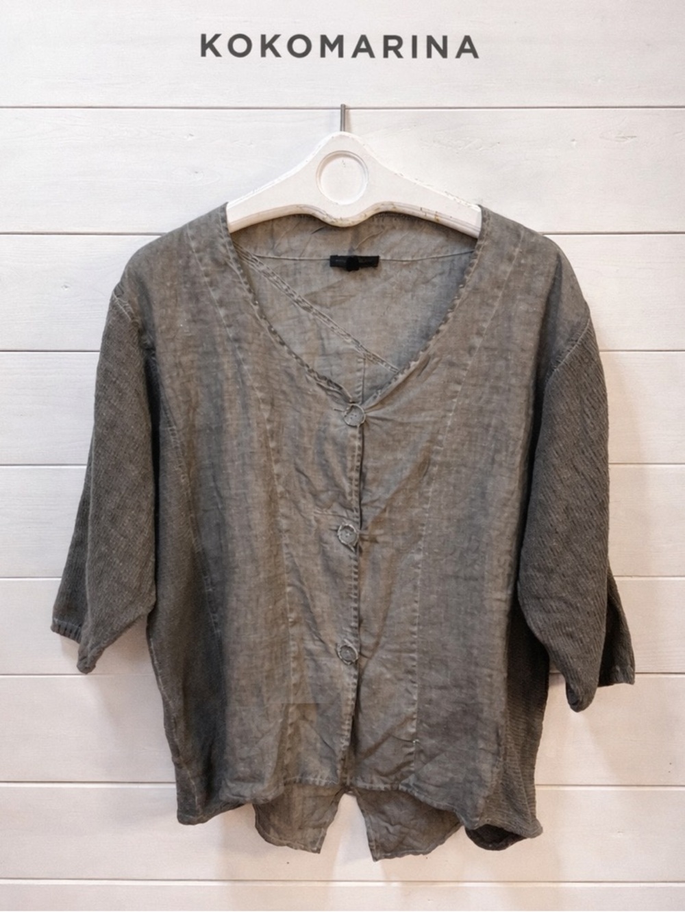 ❣️Kokomarina brown Linen Top XL